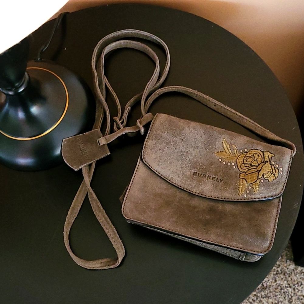 Burkely Suede Crossbody Bag!! CLEAN!!